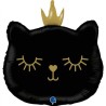 Globos Foil 26" (66Cm) Gata Princesa Negra