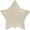 Globos de foil Estrellas 18" Satin Crema