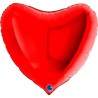 Globos Foil Corazones 36" Rojo
