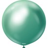 Globos Látex 24" Mirror Chrome Verde Kalisan