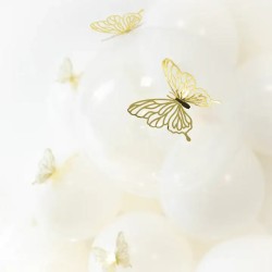 Adhesivos Mariposas efecto 3d Caladas Dorado   www.globodeco.es