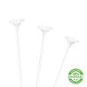 Palito Blanco 35 cms + copa de agarre. 100 unidades. www.globodeco.es