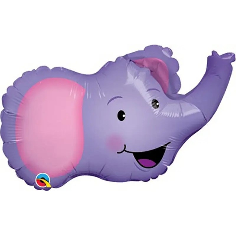 Globos Minishape de Foil de 14"  Elefante Qualatex  www.globodeco.es