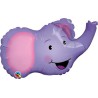 Globos Minishape de Foil de 14"  Elefante Qualatex  www.globodeco.es