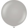 Globos Redondos de Látex 18" Standard GRIS Kalisan    www.globodeco.es