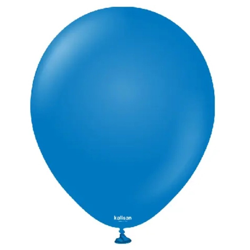 Globos Redondos de Látex 12" Standard AZUL Kalisan    www.globodeco.es