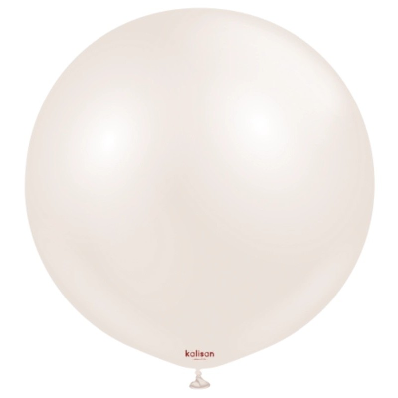 Globos Látex 18"  Aura Beige Crema Kalisan    www.globodeco.es