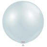 Globos de látex 3Ft  (100Cm)  Aura Azul Glaciar     www.globodeco.es