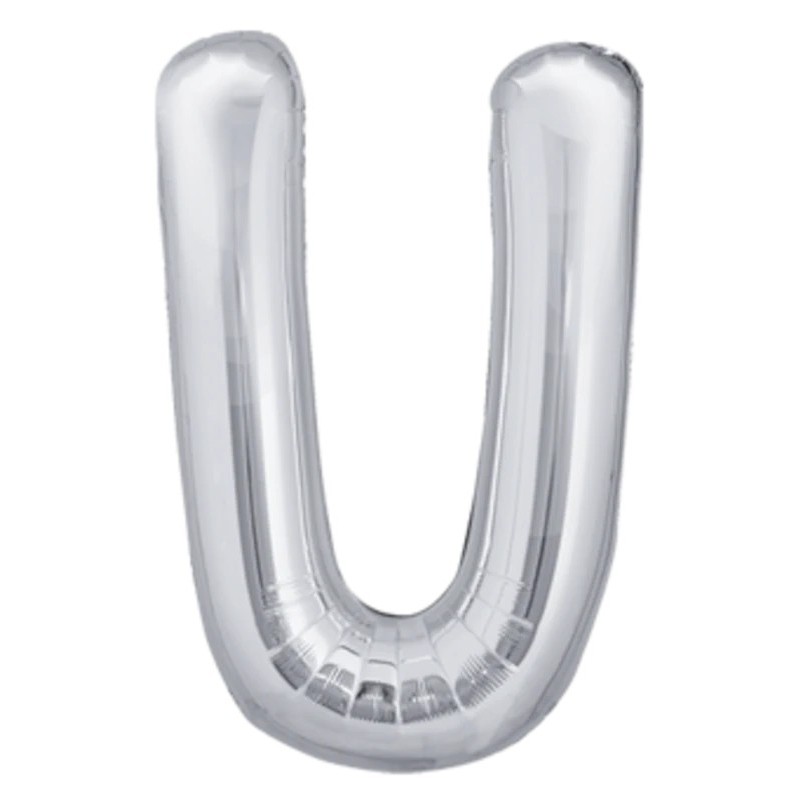 Globos de Foil de 16" (41cm) Letra "U"  www.globodeco.es