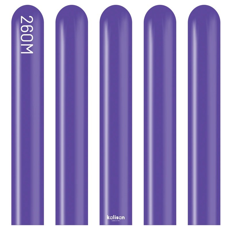 Globos Modelar, Globoflexia 260 Color Violeta    www.globodeco.es