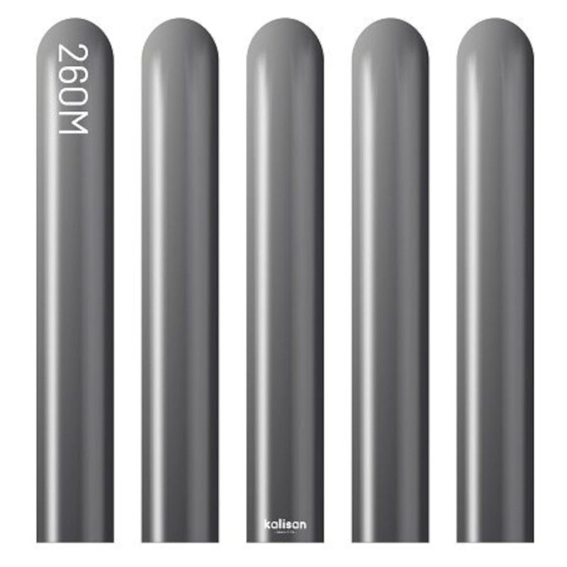 Globos de Modelar, Globoflexia 260 Mirror Space Grey  www.globodeco.es