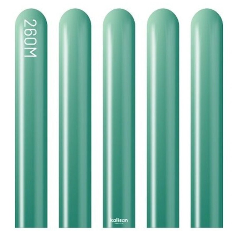 Globos de Modelar, Globoflexia 260 Mirror Verde  www.globodeco.es