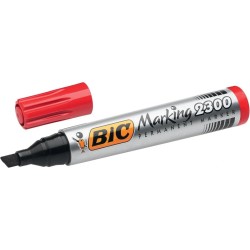 Marcador Permanente BIC Marking 2300 Rojo  www.globodeco.es