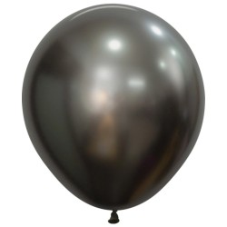 Globos de Látex de 18" (45Cm) Silk Gris Medianoche   www.globodeco.es