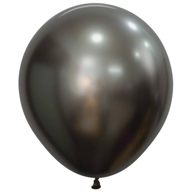 Globos de Látex de 18" (45Cm) Silk Gris Medianoche   www.globodeco.es
