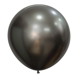 Globos de Látex 24" (61Cm)  Silk Gris Medianoche    www.globodeco.es