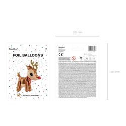 Globos de Foil de 62Cm x 50Cm Reno    www.globodeco.es