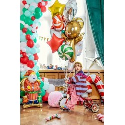 Globos  de  Foil   33" x 20" (85Cm x 50Cm)  SANTA   www.globodeco.es
