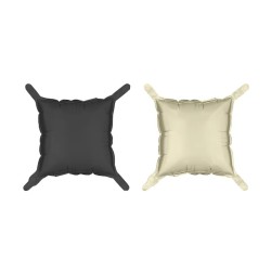 Globos de Foil Forma Cuadrada Negro Beige   www.globodeco.es