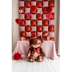 Globos de Foil de 84Cm x 75Cm Oso Marrón      www.globodeco.es