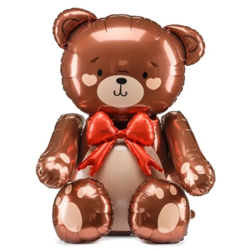 Globos de Foil de 84Cm x 75Cm Oso Marrón      www.globodeco.es