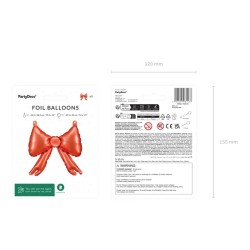 Globos de Foil de 25Cm Lazo Rojo www.globodeco.es