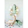 Globos Foil de 36" (92cm) Número 1 Dinosaurio Menta  www.globodeco.es