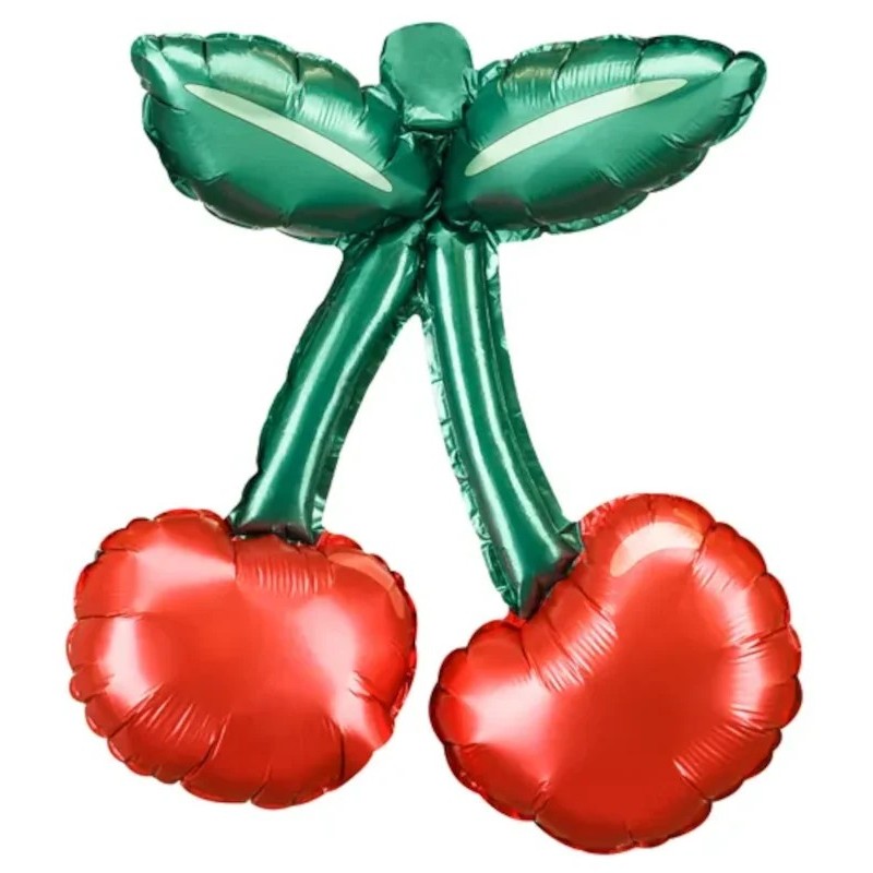 Globos de Foil de 31Cm x 28Cm Guindas      www.globodeco.es