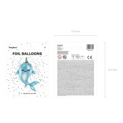 Globos de Foil de 30" x 19" (76Cm x 48Cm)  Narval     www.globodeco.es