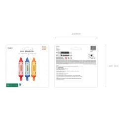 Globos de Foil de 12" (30Cm) Ceras de Colores    www.globodeco.es