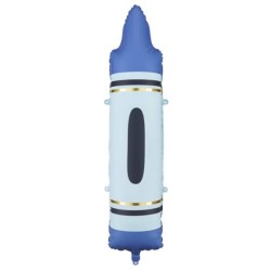 Globos de Foil de 41" (104Cm) Cera Color Azul    www.globodeco.es