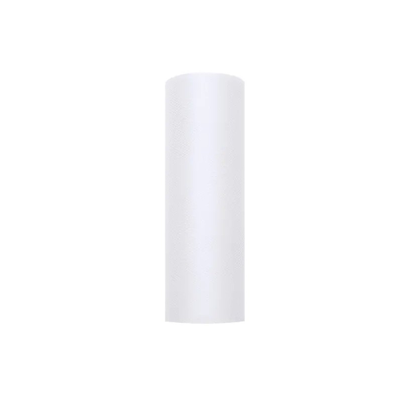 Tulle 15cm x 9m de color Blanco.    www.globodeco.es