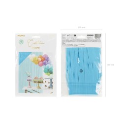 Cortina Fiesta Foil 200Cm x 100Cm Azul Claro Pastel www.globodeco.es