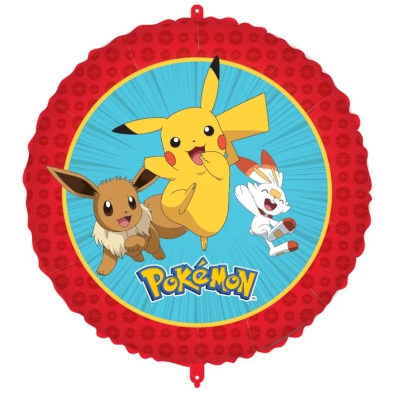 Globos Foil 18" (45Cm) POKEMON REDONDO    www.globodeco.es