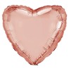 Glos de Foil Corazones 9" Color ROSA DORADO www.globodeco.es