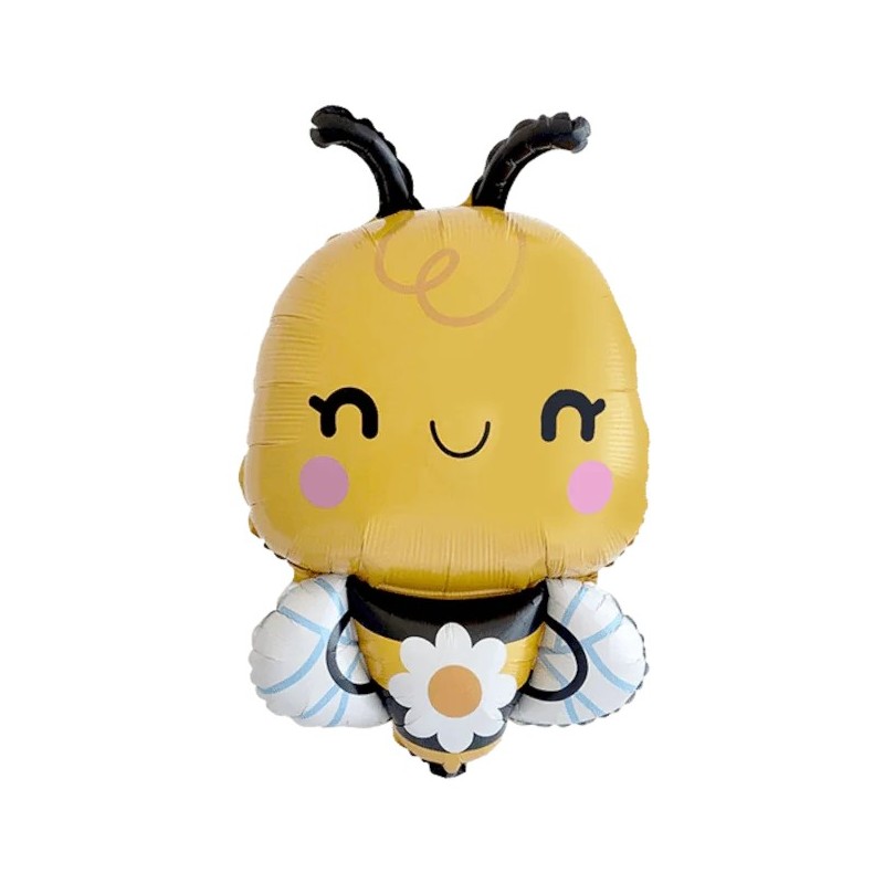Globos Foil Mini 13" x 9" (33Cm x 22Cm) Abeja Linda  www.globodeco.es