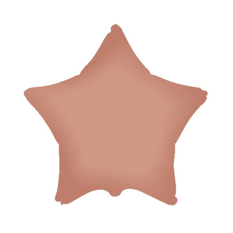 Globos Foil con Forma de Estrella 18" VINTAGE ROSE  www.globodeco.es