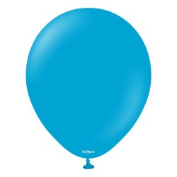 Globos Redondos Látex 18" AZUL CARIBE Kalisan  www.globodeco.es