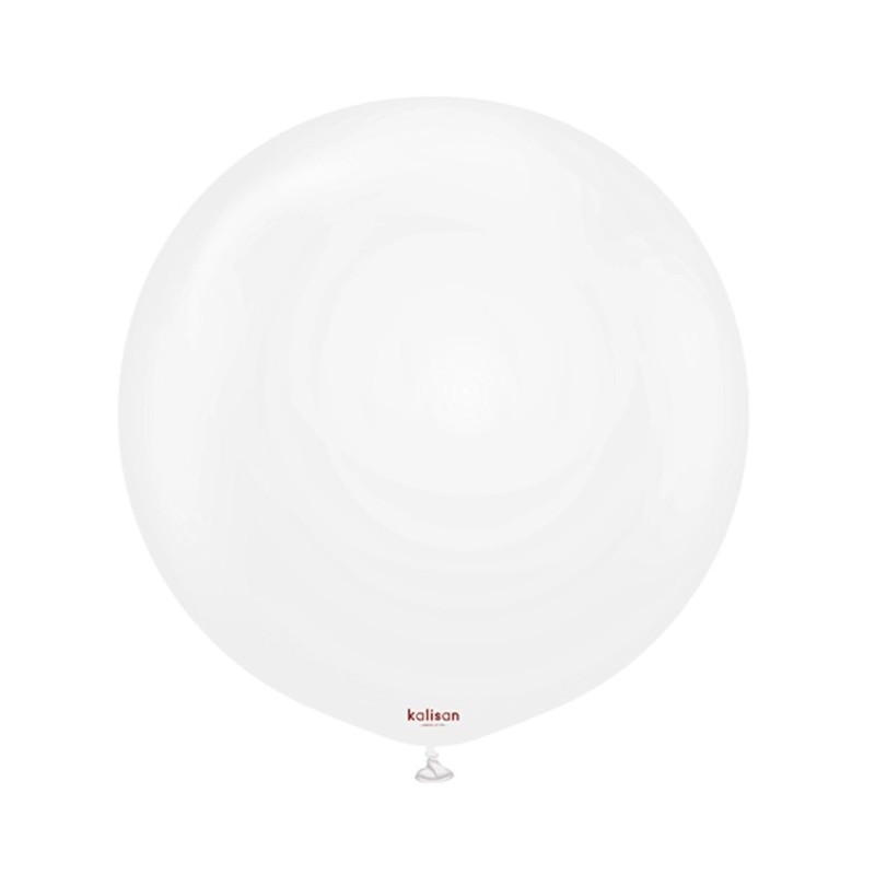 Globos Redondos Látex 18" Transparente Kalisan  www.globodeco.es
