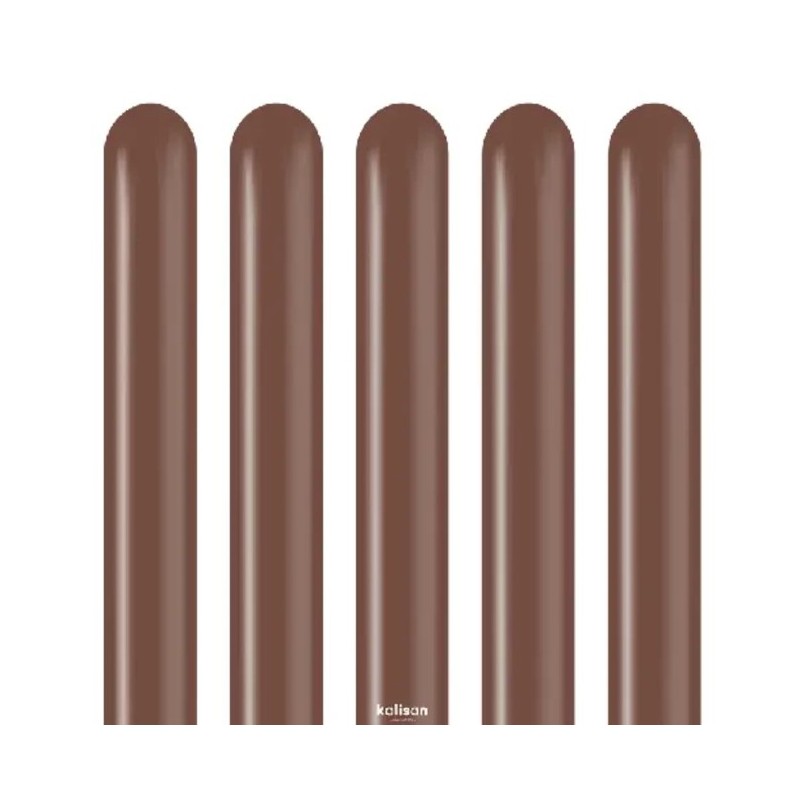 Globos Modelar, Globoflexia 260 Chocolate Brown  www.globodeco.es
