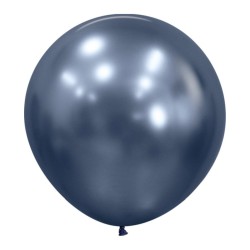 Globos de látex de 24" (61Cm) Reflex Azul Galaxy  www.globodeco.es